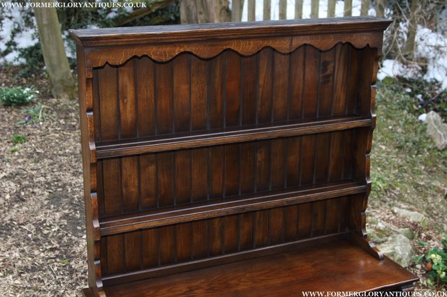 Image 11 of TITCHMARSH AND GOODWIN SOLID OAK DRESSER SIDEBOARD CUPBOARD