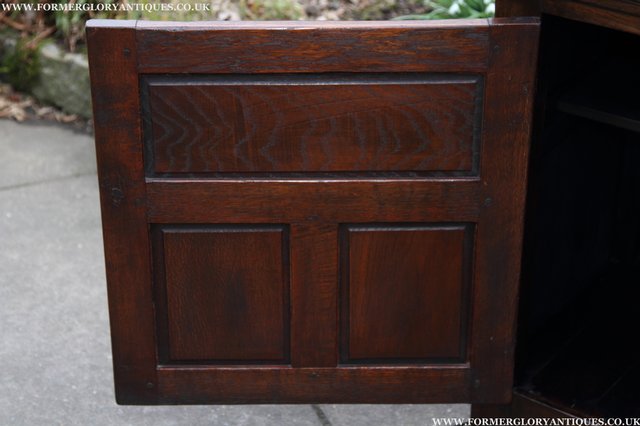 Image 12 of TITCHMARSH AND GOODWIN SOLID OAK DRESSER SIDEBOARD CUPBOARD