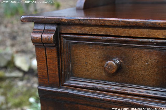 Image 32 of TITCHMARSH AND GOODWIN SOLID OAK DRESSER SIDEBOARD CUPBOARD