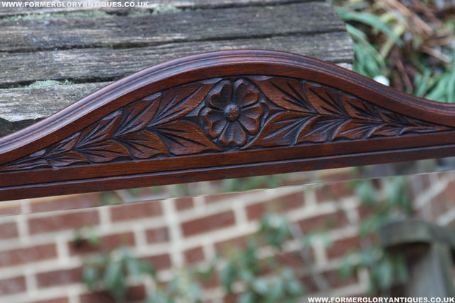 Image 19 of OLD CHARM OAK OVERMANTEL FIRE SURROUND SIDEBOARD HALL MIRROR