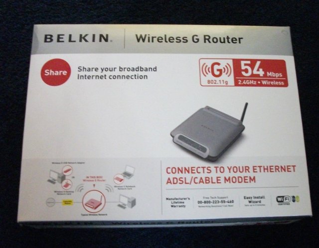 Preview of the first image of Belkin Wireless G Router.