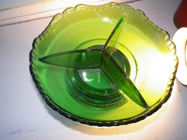 Image 3 of 2 pieces of Sowerby glass