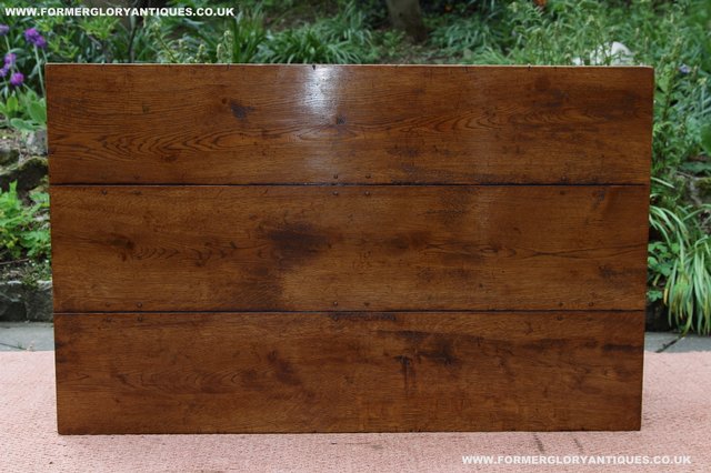 Image 8 of TITCHMARSH GOODWIN STYLE OAK POTBOARD SIDE END COFFEE TABLE