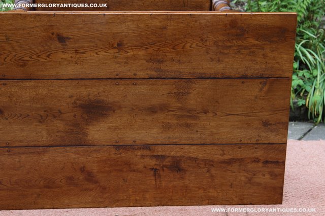 Image 28 of TITCHMARSH GOODWIN STYLE OAK POTBOARD SIDE END COFFEE TABLE