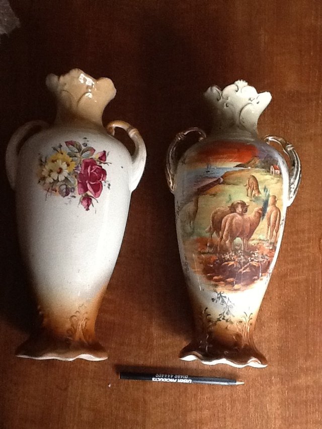Preview of the first image of victorian vase pair...