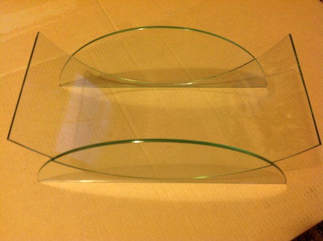 Preview of the first image of Contemporary Glass Fruit Bowl.