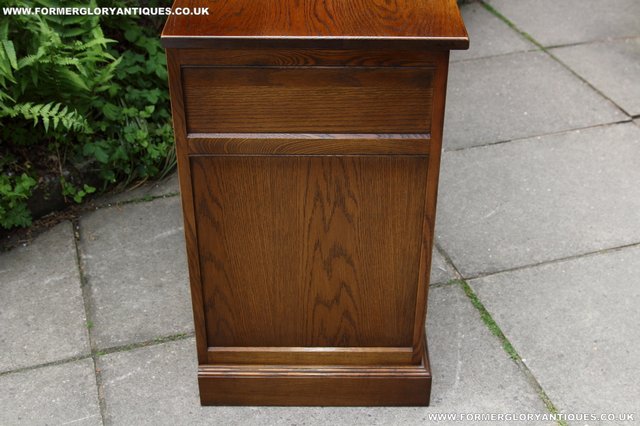 Image 15 of OLD CHARM OAK TV DVD HI-FI CD CABINET STAND TABLE SIDEBOARD