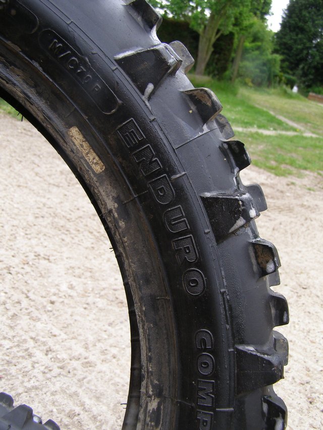 Image 2 of Michelin Enduro tyres 140-80-18 (used)