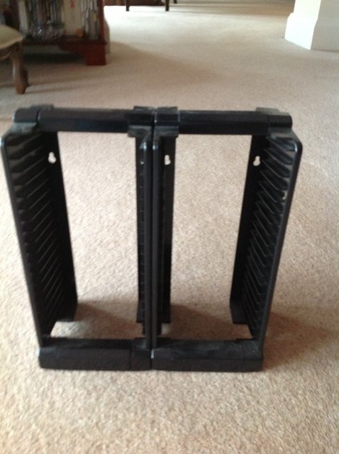 Preview of the first image of CD/DVD stackable racks/storage.