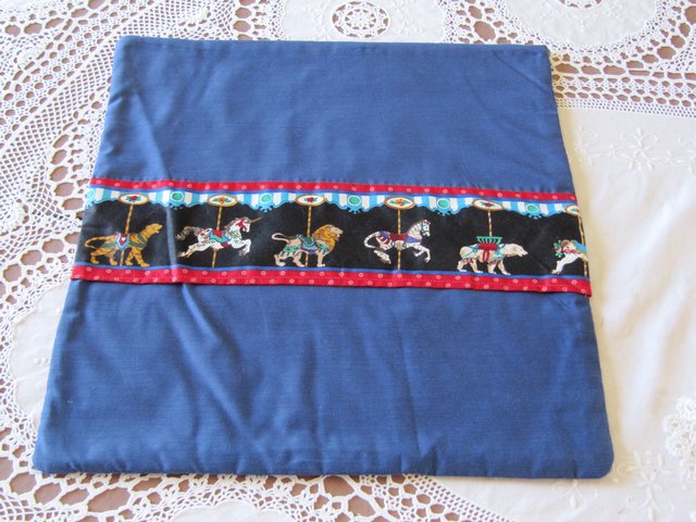 Image 2 of Carousel Horse Cushion Cover