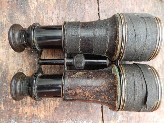 Image 2 of Pre WW1 Brass Bodied Binoculars