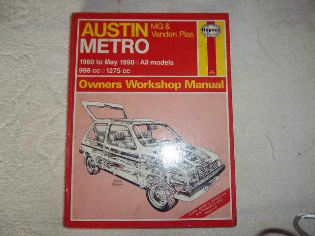 Preview of the first image of Haynes Austin Metro Workshop Manual,.