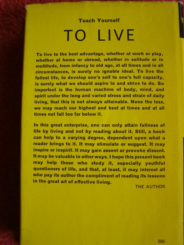 Image 2 of Teach Yourself To Live  - C.G.L. Du Cann (Incl. P&P)