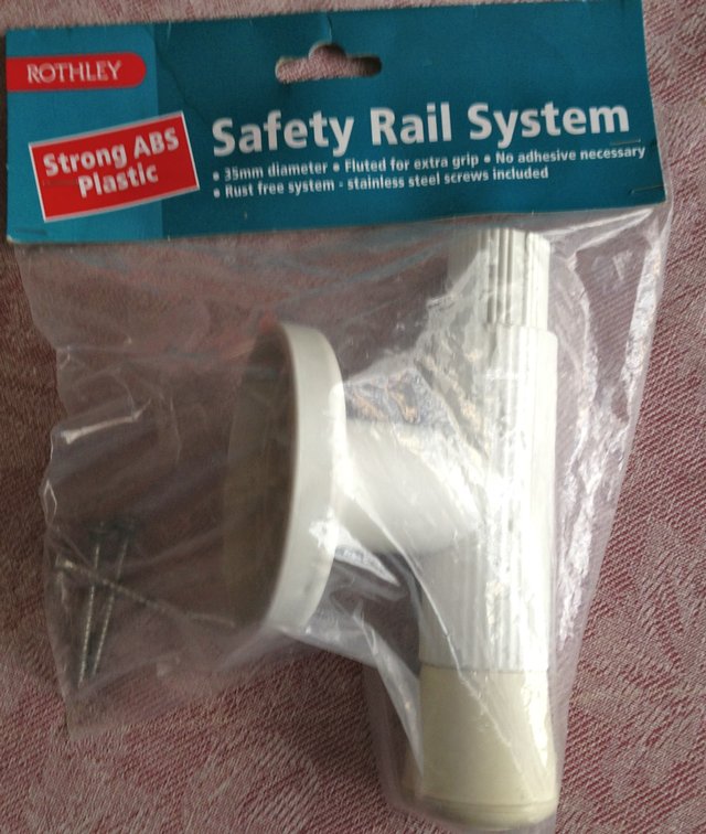 Image 2 of ROTHLEY SAFETY RAIL SYSTEM STRONG WHITE ABS