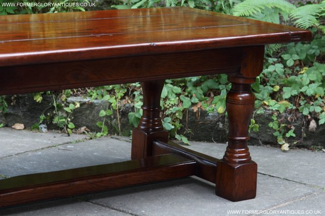 Image 23 of TITCHMARSH GOODWIN STYLE OAK OCCASIONAL COFFEE LAMP TABLE