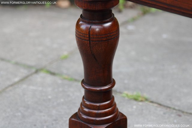 Image 26 of TITCHMARSH GOODWIN STYLE OAK OCCASIONAL COFFEE LAMP TABLE