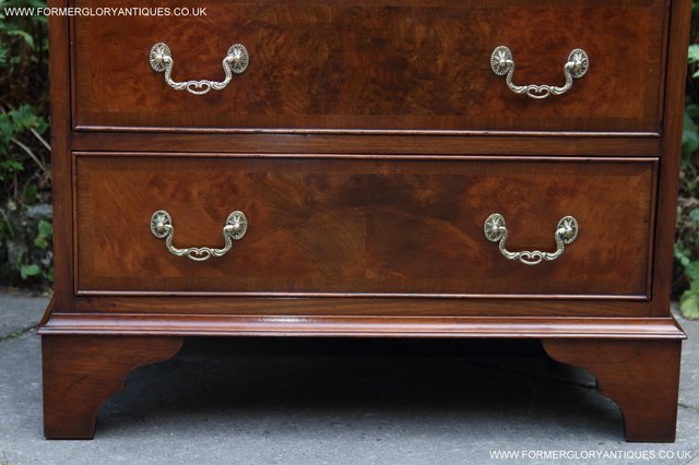 Image 33 of BEVAN FUNNELL MAHOGANY BURR WALNUT CHEST ON CHEST OF DRAWERS