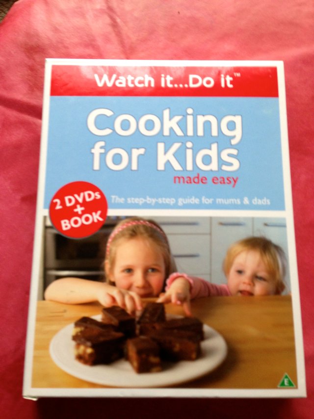 Image 6 of BOOK & 2 DVD's COOKING FOR KIDS BRAND NEW