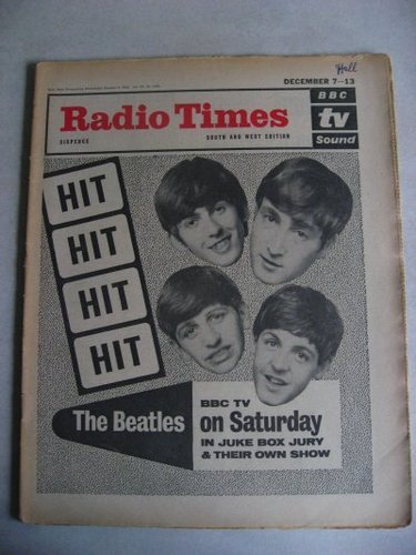 Preview of the first image of WANTED Radio Times Juke Box Jury Issue 1963.