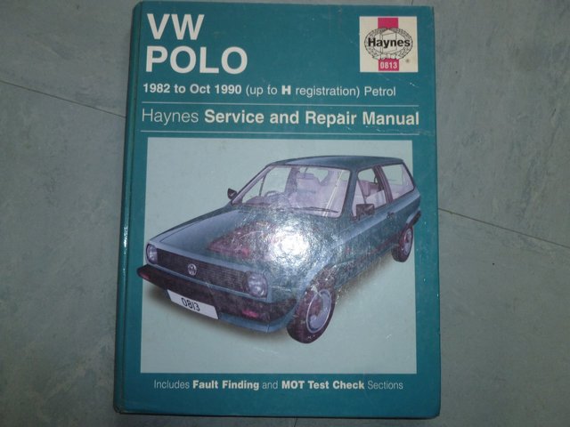 Preview of the first image of haynes manual vw polo.
