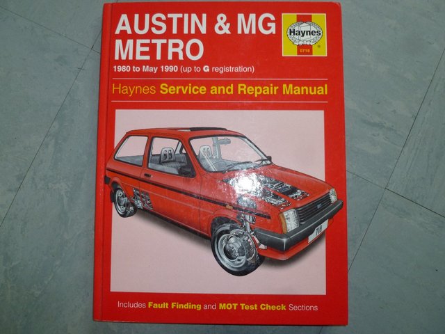 Preview of the first image of haynes manual austin metro.