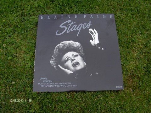 Image 2 of Stages - Elaine Page Vinyl LP