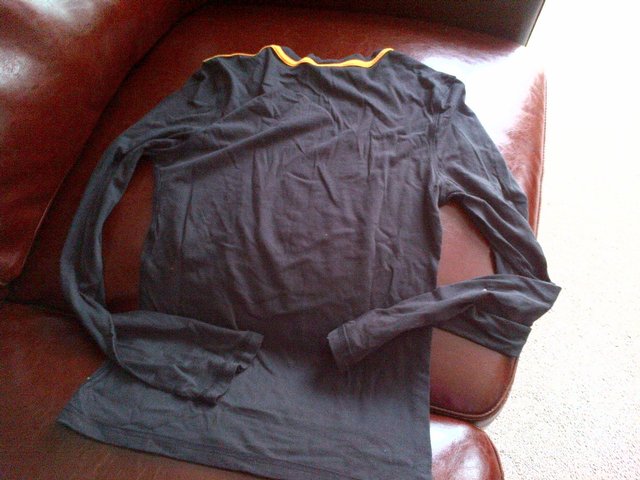 Image 3 of Diesel Black 100% cotton top blouse vest UK size M