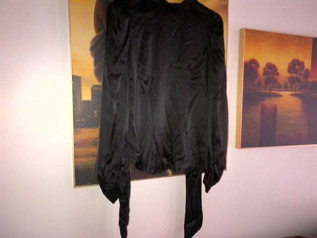 Image 3 of French Connection silk black top blouse  Size 10