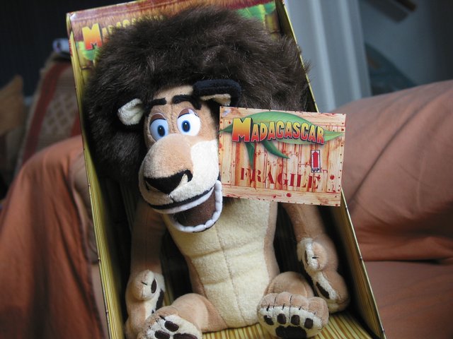 Preview of the first image of Rare Madagascar One Alex Lion Cuddly Toy.