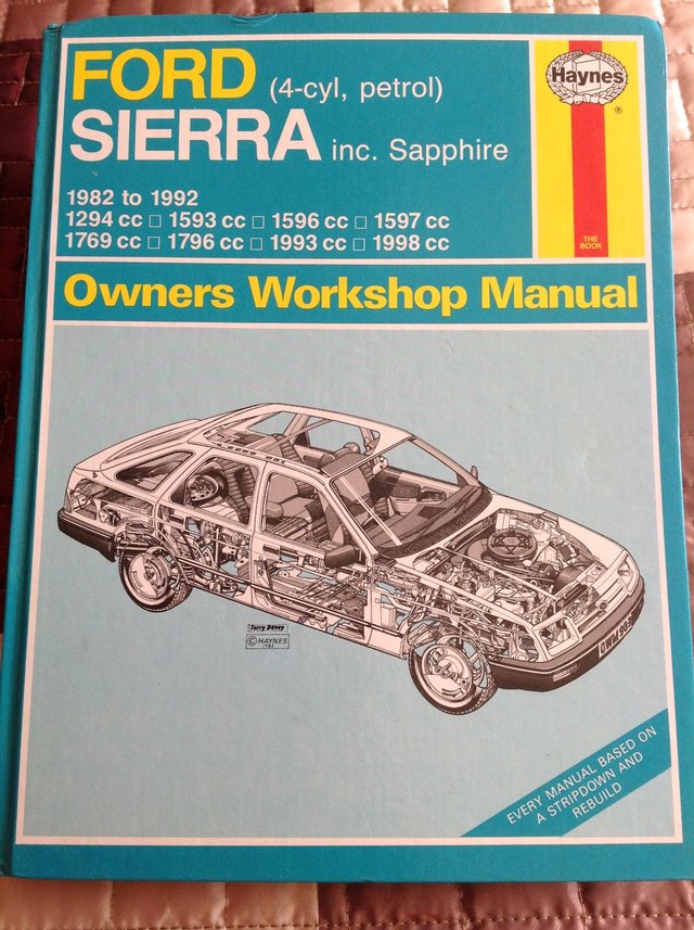 Preview of the first image of FORD SIERRA & PEUGEOT 309.WORKSHOP MANUALS.