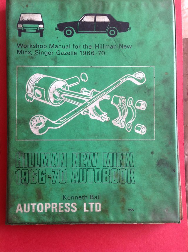 Preview of the first image of HILLMAN MINX WORKSOP MANUALS.