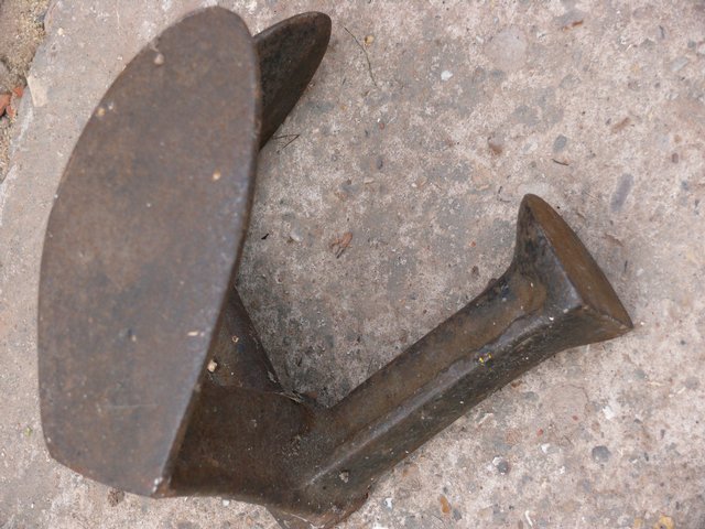 Preview of the first image of Antique shoe last or interesting Door Stop!.