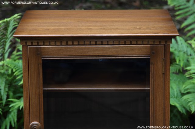 Image 8 of ERCOL GOLDEN DAWN HI FI MUSIC DVD CD CABINET STAND TABLE