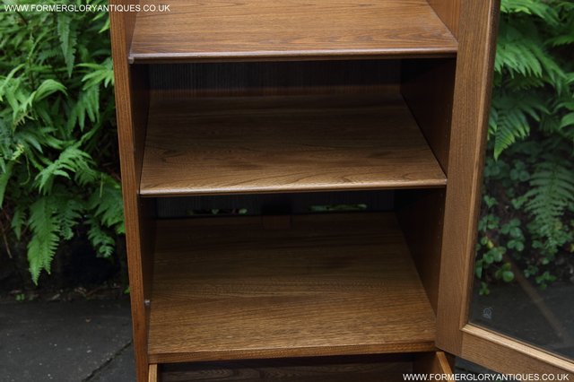 Image 27 of ERCOL GOLDEN DAWN HI FI MUSIC DVD CD CABINET STAND TABLE