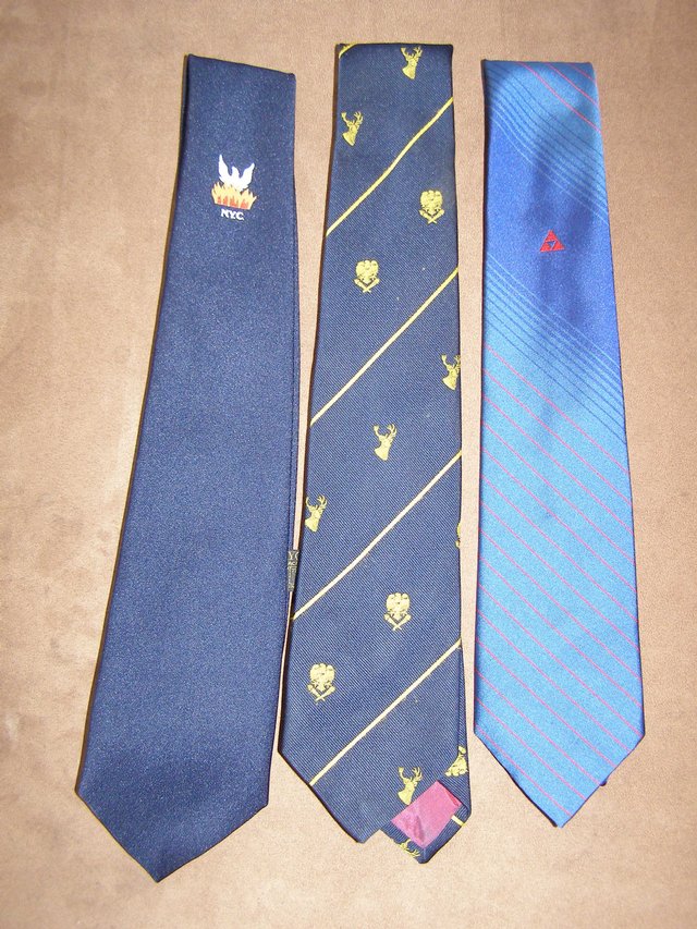 Preview of the first image of 3 x Company Ties - Leigh etc (Incl P&P).