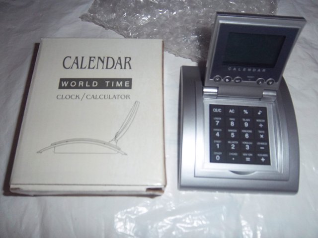 Preview of the first image of World Time Calendar Clock/Calculator..