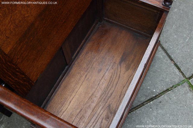 Image 10 of OAK MONKS BENCH SETTLE HALL SEAT TABLE PEW BLANKET CHEST