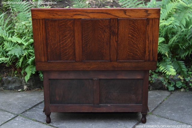 Image 39 of OAK MONKS BENCH SETTLE HALL SEAT TABLE PEW BLANKET CHEST