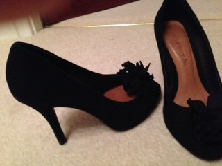 Preview of the first image of Moda in Pelle Black suede shoes.