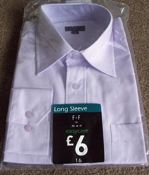 Preview of the first image of 3 BRAND NEW MEN'S SHIRTS - 16" COLLAR (42" CHEST).