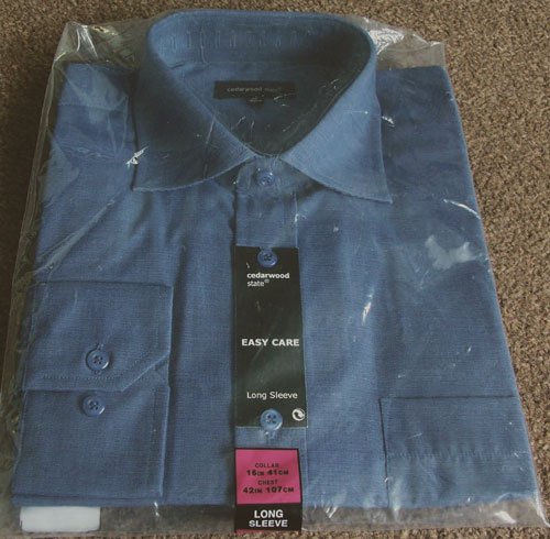 Image 3 of 3 BRAND NEW MEN'S SHIRTS - 16" COLLAR (42" CHEST)