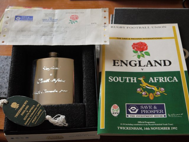 Preview of the first image of South Africa - Rugby memorabilia - Nov 1992.
