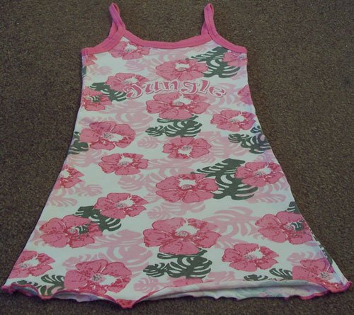 Preview of the first image of BEAUTIFUL GIRLS PINK DRESS BY BLUE SEVEN APPROX 2/3 YRS.