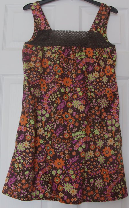 Preview of the first image of BEAUTIFUL 60s STYLE SUMMER DRESS/TOP - SZ 8.