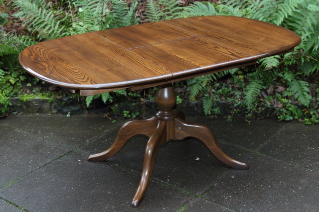 Image 32 of ERCOL GOLDEN DAWN ELM CHESTER EXTENDING KITCHEN DINING TABLE