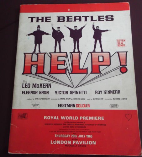 Preview of the first image of Beatles Original Help Programme Wanted.