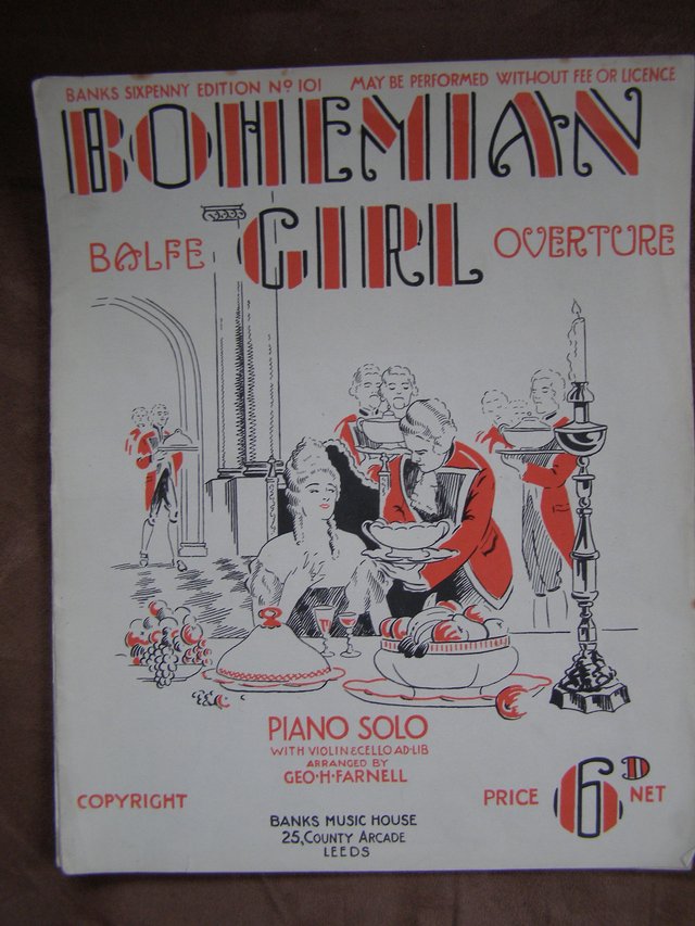 Preview of the first image of Bohemian Girl - Balfe Overture(Incl P&P).