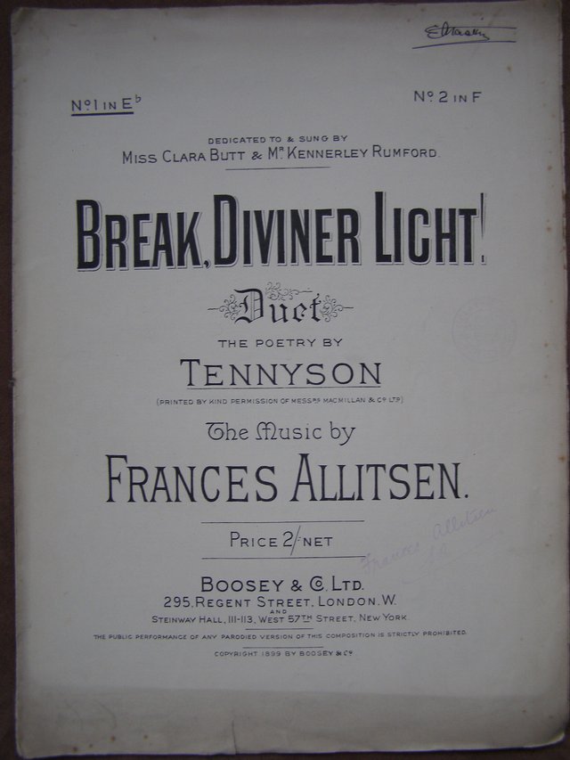 Preview of the first image of Break, Diviner Light - Allitsen (Incl.P&P).