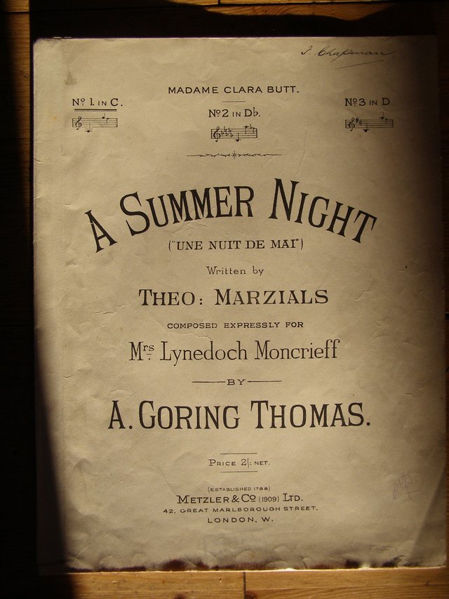 Preview of the first image of A Summer Night - Theo Marzials (Incl.P&P).