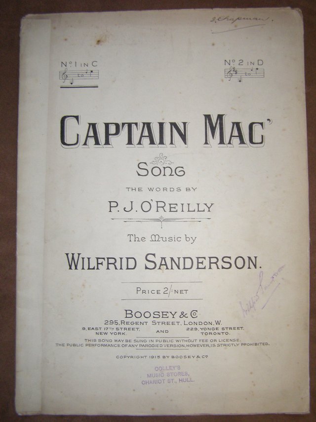 Preview of the first image of Captain Mac' - O'Reilly / Sanderson.